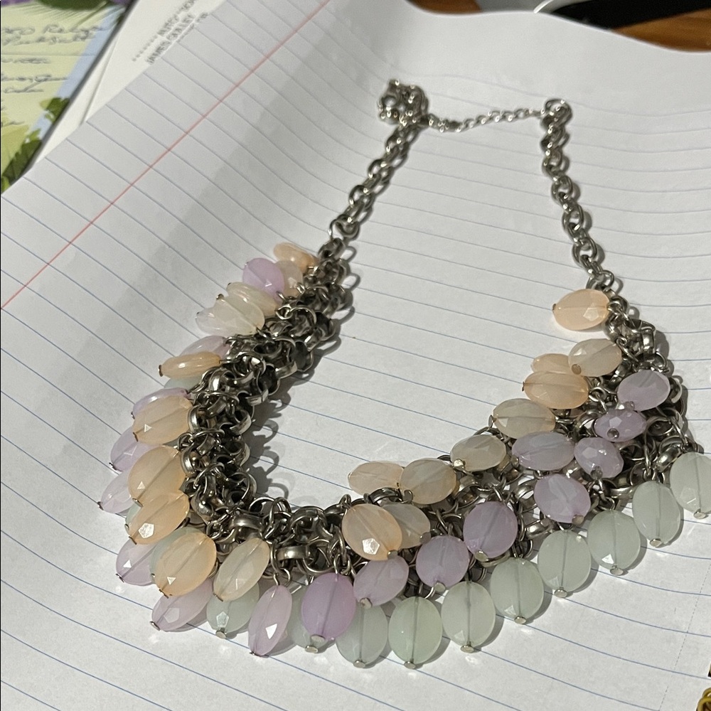 Elegant Multi-Color Beaded Necklace